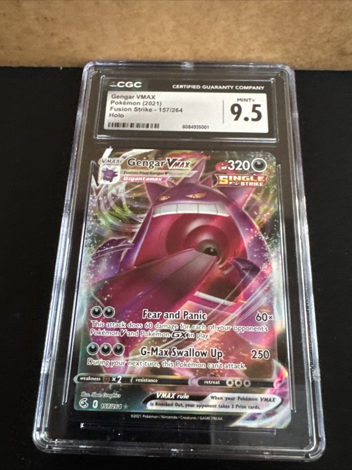 Gengar VMAX 157/264 Swsh08: Fusion Strike Holo