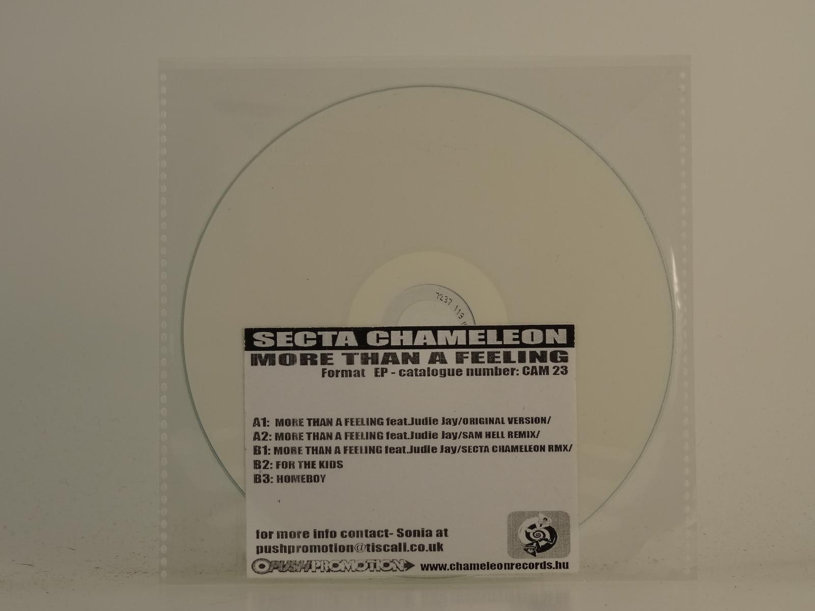 SECTA CHAMELEON MORE THAN A FEELING (H1) 5 Track Promo CD Single plus Plastic Sl
