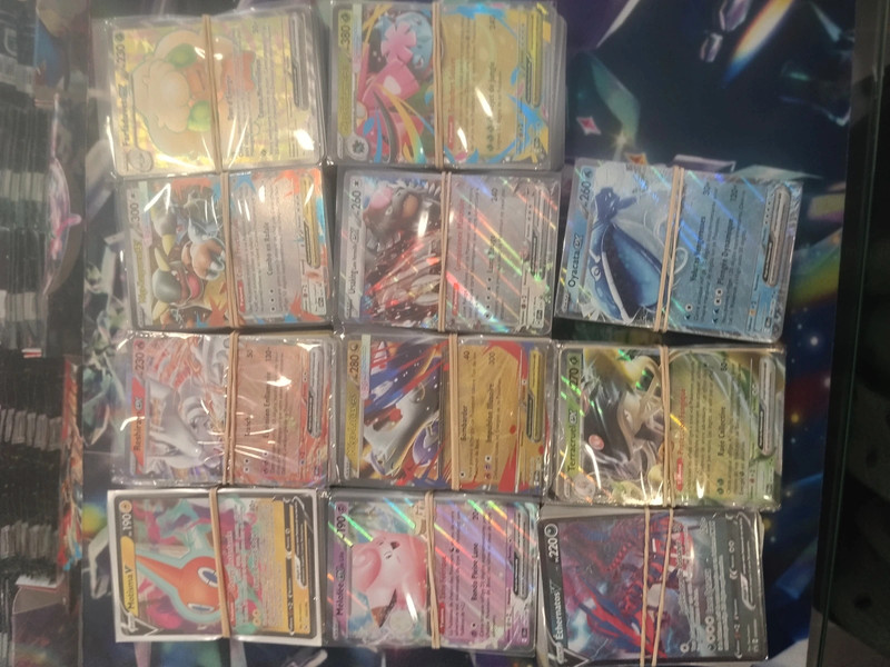 Lot carte pokémon avec ex/v