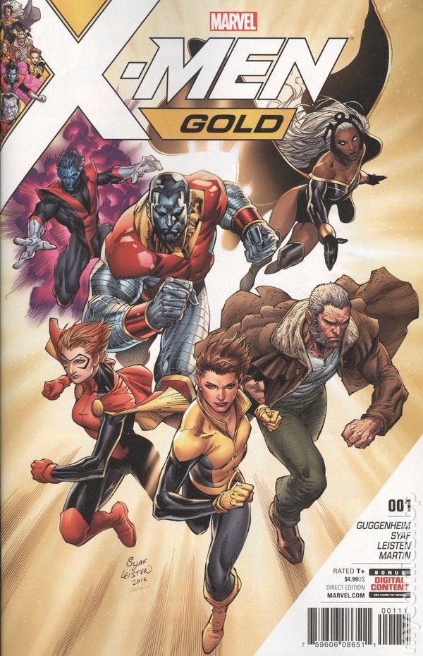 X-Men Gold 1A Syaf FN 2017 Immagine Stock