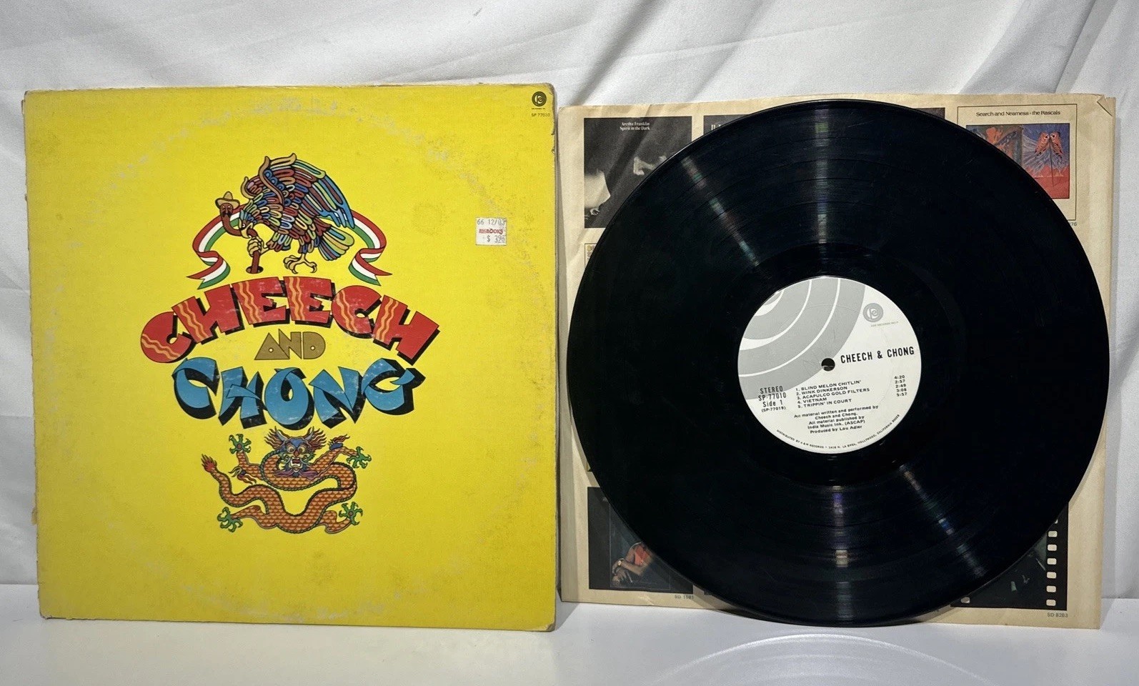 Cheech & Chong Cheech and Chong LP Vinyl Ode SP-77010 12" 33 RPM Stereo