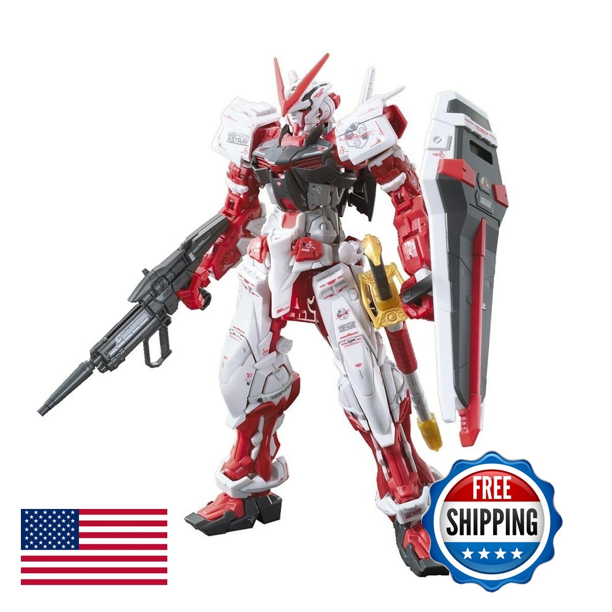 Bandai Hobby RG 1/144 Mbf-P02 Gundam Astray telaio rosso