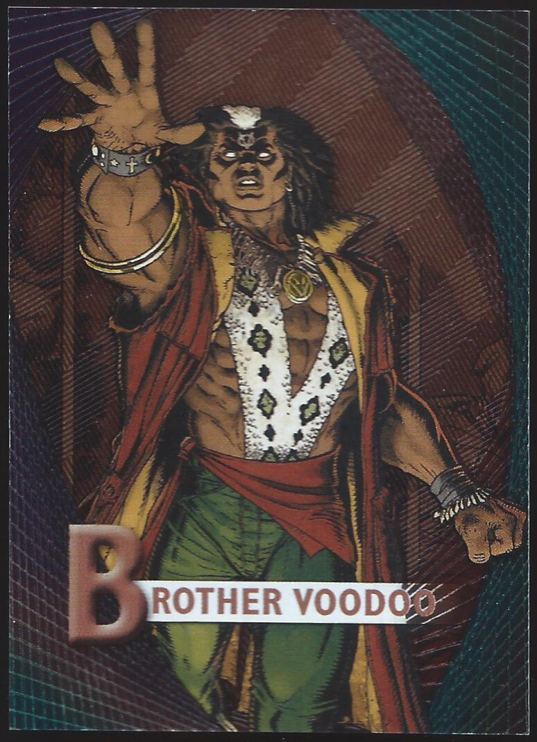 2012 Marvel Beginning Series 2 PRIME MICROMOTION Foil #M-7...FRATELLO VOODOO