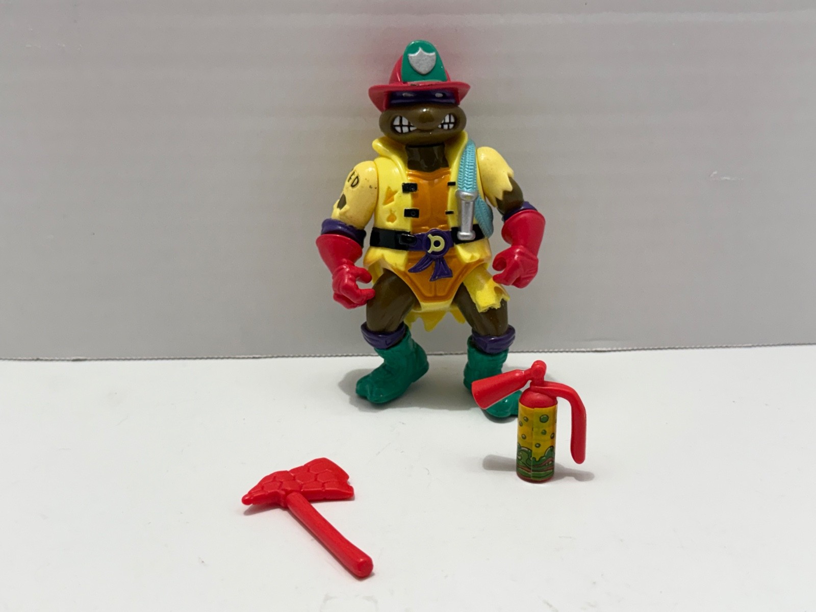 Vintage 1991 Playmates TMNT Hose Em Down Donatello near complete