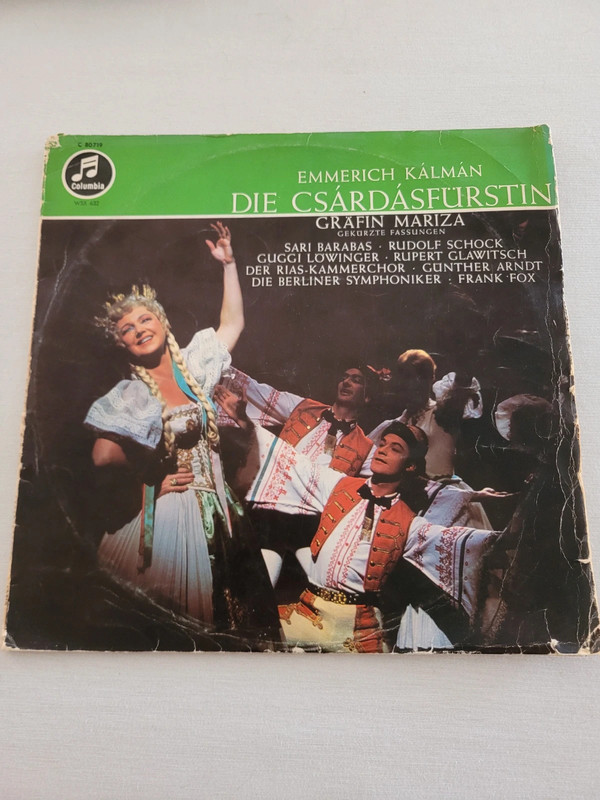 LP Emmerich Kálmán – Die Csárdásfürstin Gräfin Mariza (Duitse Persing)