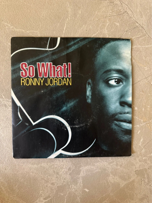 Ronny Jordan – So What! Vinyle 45 tours (7") Édition Originale 1992