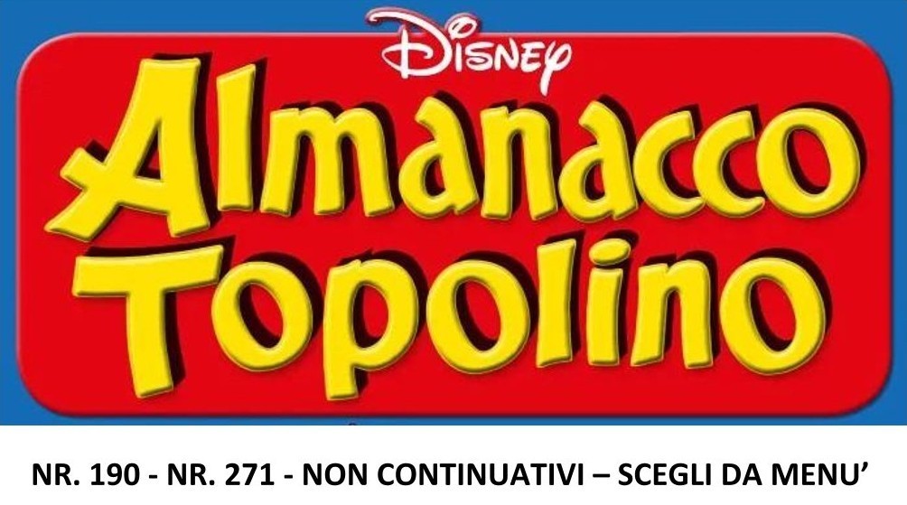ALMANACCO TOPOLINO - 1972/1979 - 2,5€ cduno