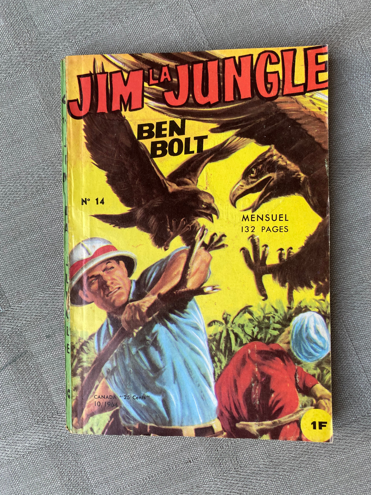 Jim La Jungle N°14 L'Elefante Bianco Edi-Europ 1964 In Buone Condizioni