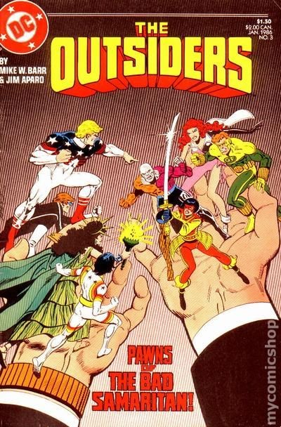 Outsiders #3 VF 1986 immagine stock