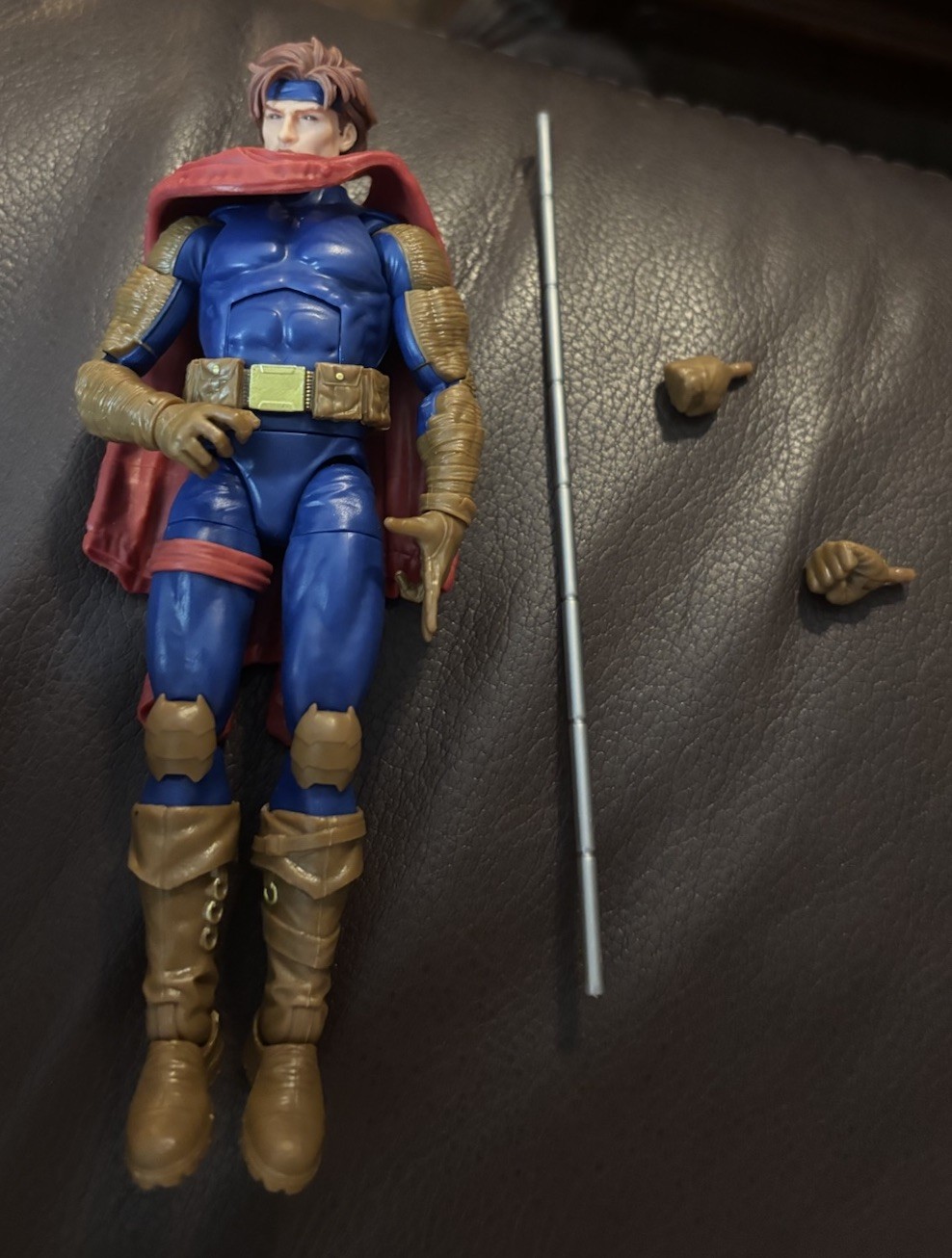 Marvel Legends Gambit Nemesis Wave proprietario originale adulto da collezione completo