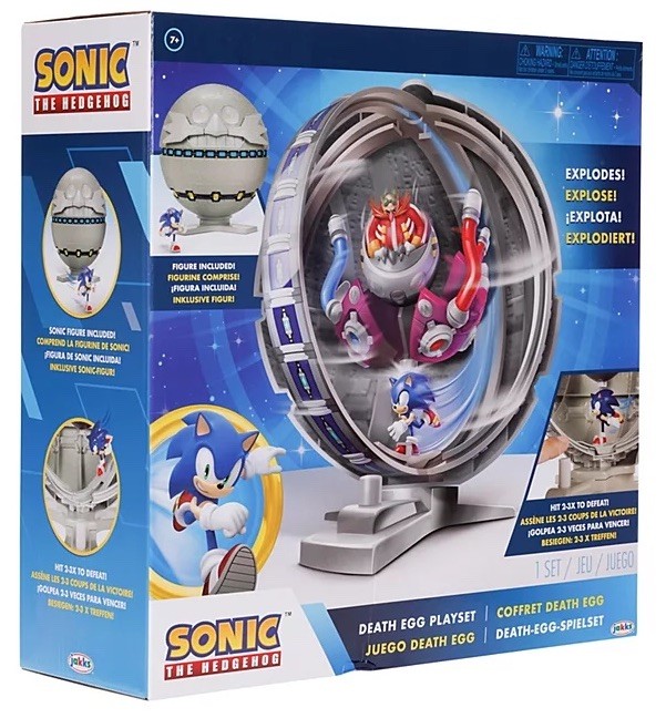 Sonic The Hedgehog Death Egg Playset con action figure da 2,5 pollici NUOVO DI ZECCA