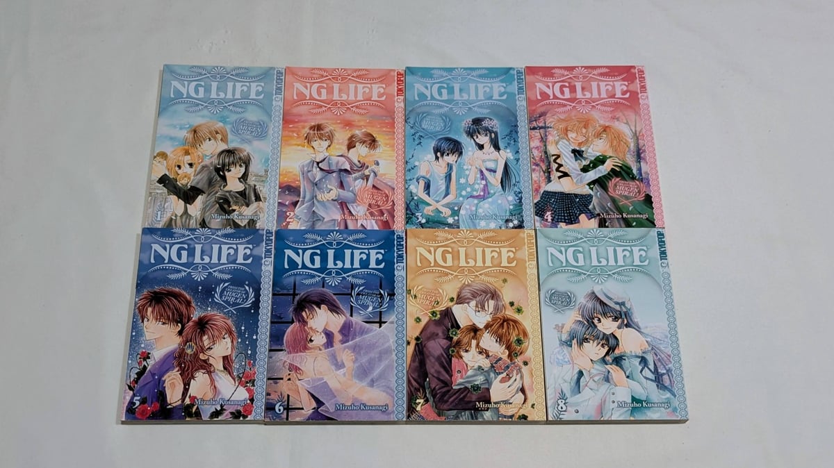 NG Life Vol 1-8 by Mizuho Kusanagi English Shojo Manga Set Tokyopop