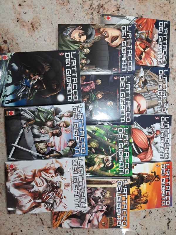 Serie manga l attacco dei giganti