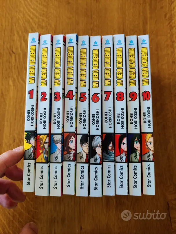 Manga My Hero Academia 1-10