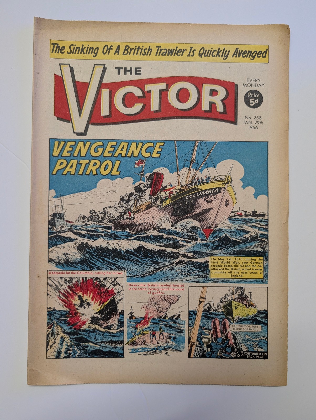 The Victor Comic, No 258, January 29th 1966.