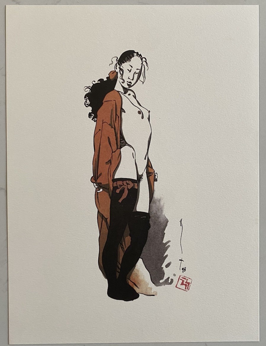 Illustration Ex Libris Sexy 475 Ex Michetz.