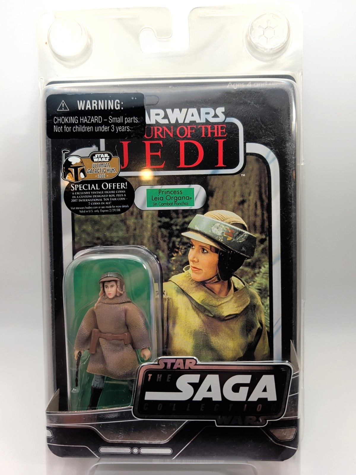 Poncho da combattimento Star Wars Saga Collezione Principessa Leia Organa ROTJ MOC