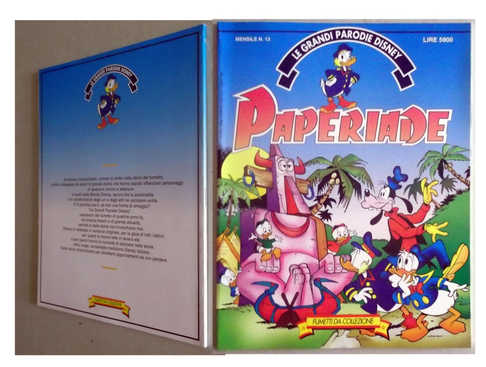 Le Grandi Parodie Disney 13 Paperiade 1993 Paperino Walt Disney Brossura