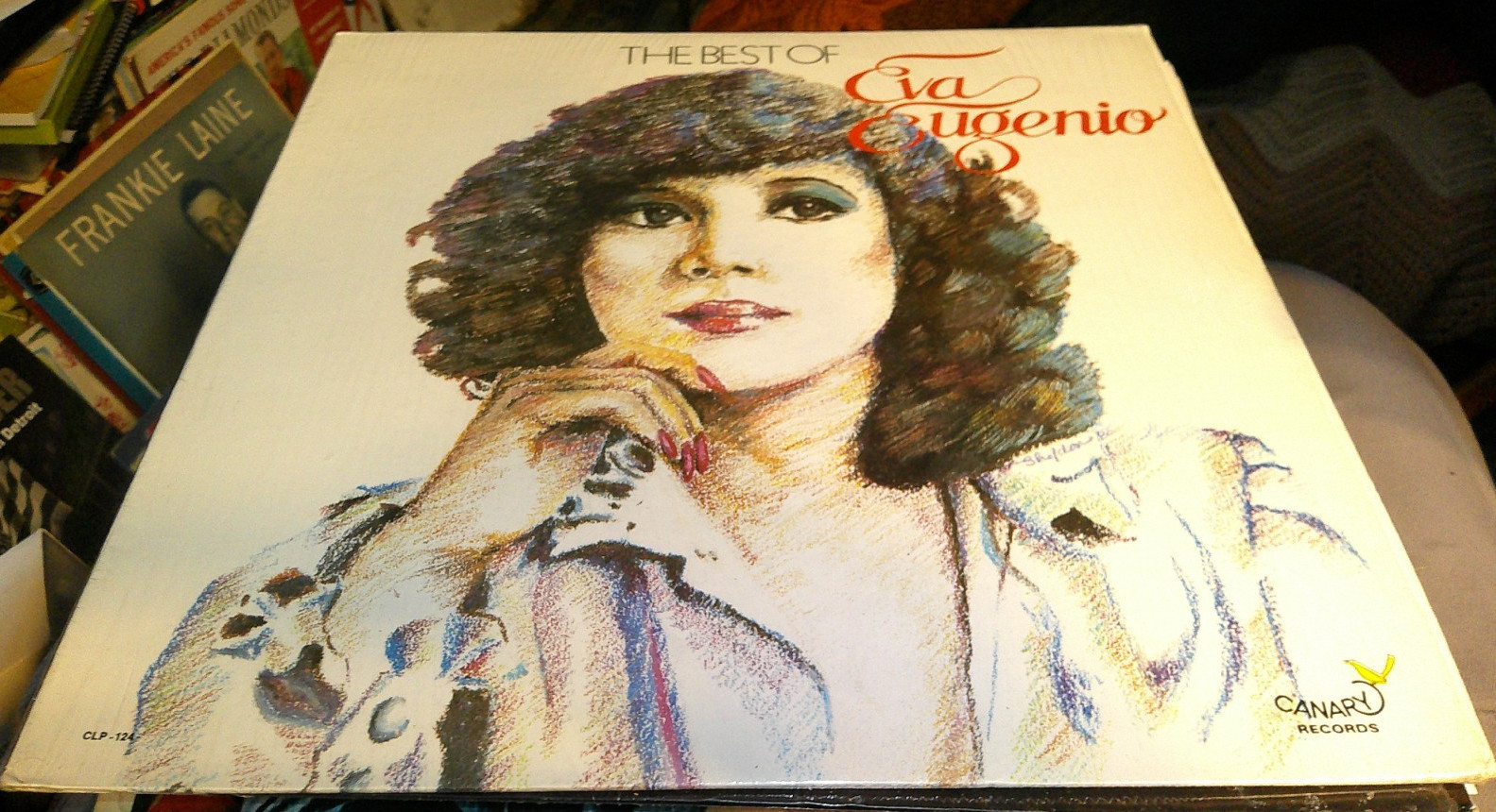 1981 The Best Of EVA EUGENIO Philippines LP Canary CLP124 Filipino Shrink NM