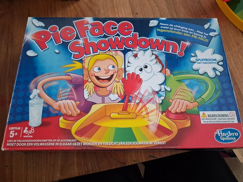 Pie face slagroom spel