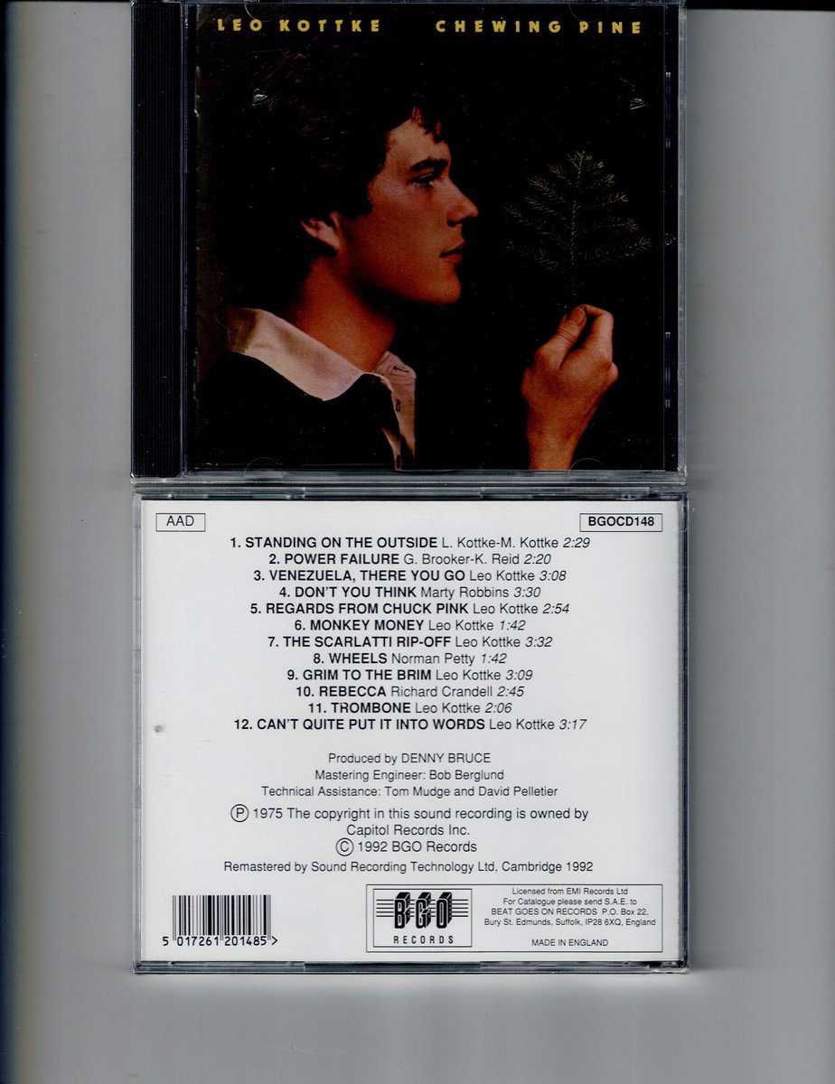 LEO KOTTKE - CHEWING PINE (CD 1992)  NEW *12 TRACKS*