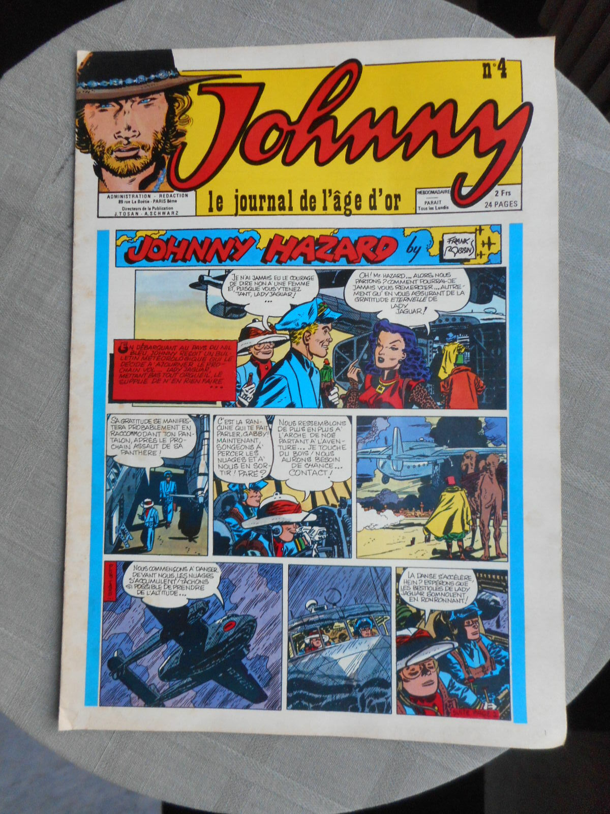 Johnny Il Giornale Dell'Età Dell'Oro N°4 1970 In Eccellenti Condizioni