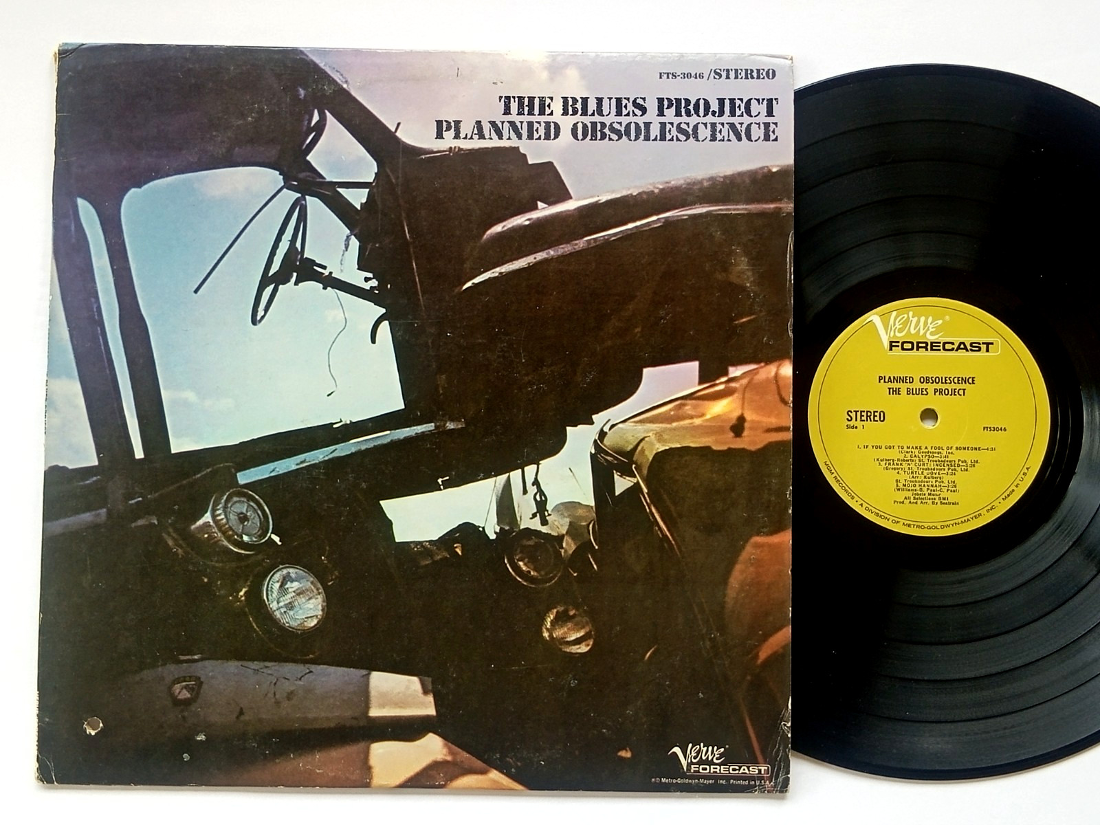 THE BLUES PROJECT - Planned Obsolescence ~1968 Blues Psych ~ Verve LP  VG++