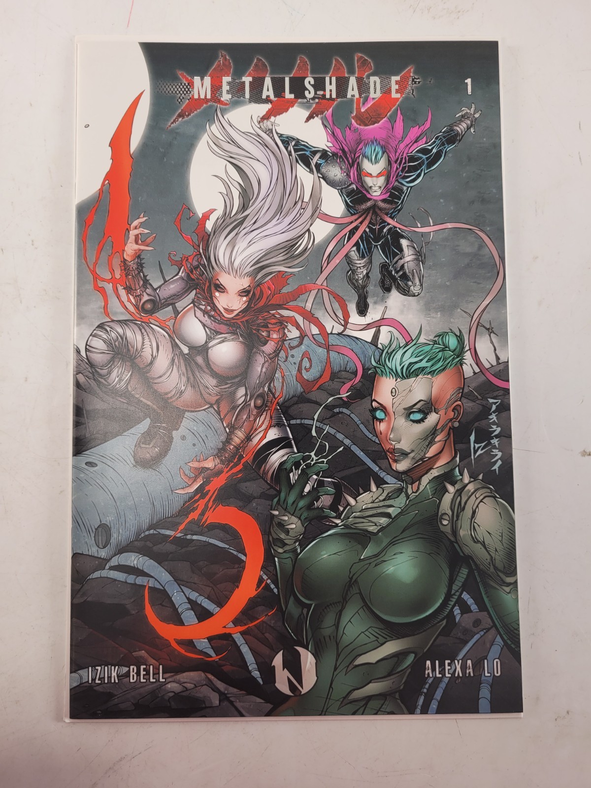 Metalshade Numero 1 Copertina Fumetto Akira Krush Izik Bell, Alexa LO