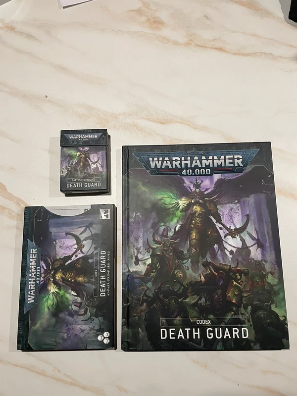 Carte techniques + index + Codex death guard v9