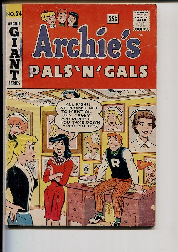 ARCHIE'S PALS 'N' GALS 24 FN- 68-PAGES 1963 ARCHIE