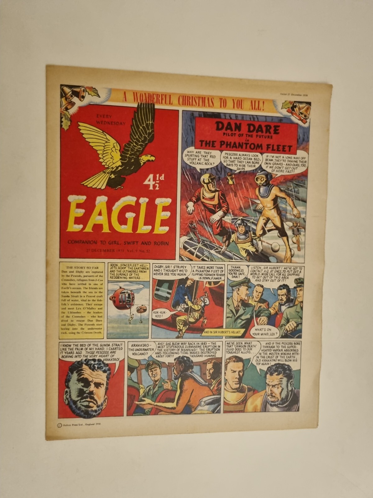 Eagle Comic Vol 9 No 52, 27th December 1958 The Shepherd King