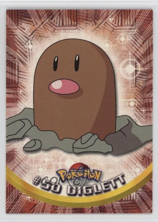 Diglett prima stampa (logo Blue Topps) #50 1999 0bo9