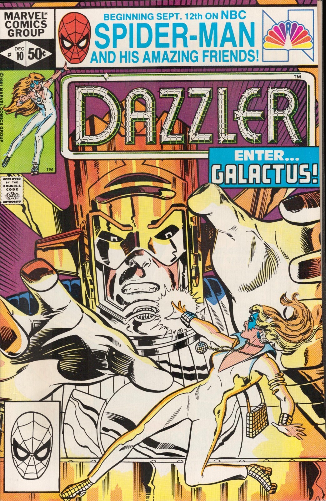 53837: MARVEL DAZZLER #10 grado quasi nuovo