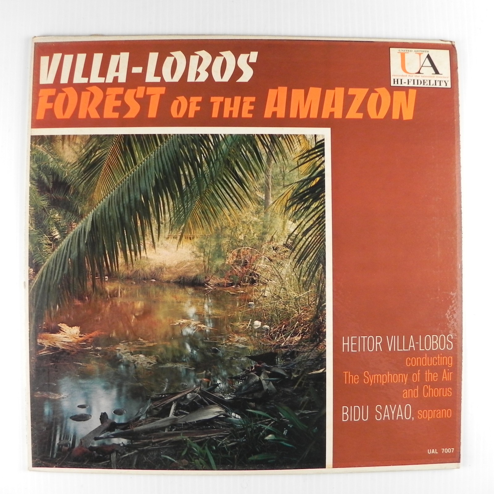 Heitor Villa-Lobos - Forest of the Amazon 1959 UA UAL 7007 Mono Vinyl LP Modern