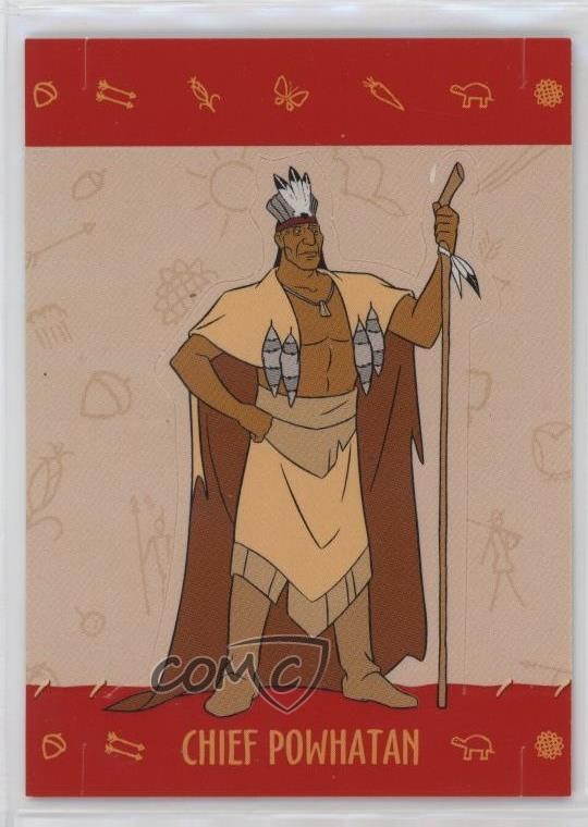 1995 Skybox Disney's Pocahontas Pop-Out Chief Powhatan #7 4g8