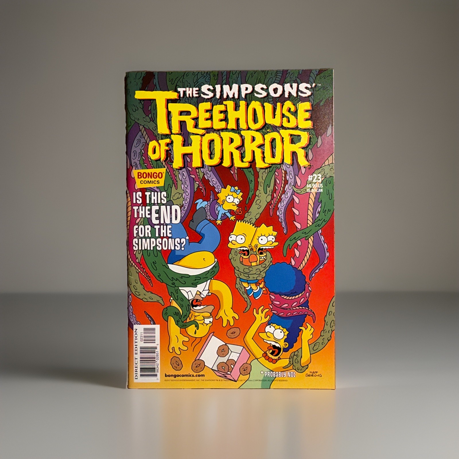 🔥 Simpsons Treehouse of Horror #23 (2017) 👻 Raro fumetto Bongo - Ultima edizione