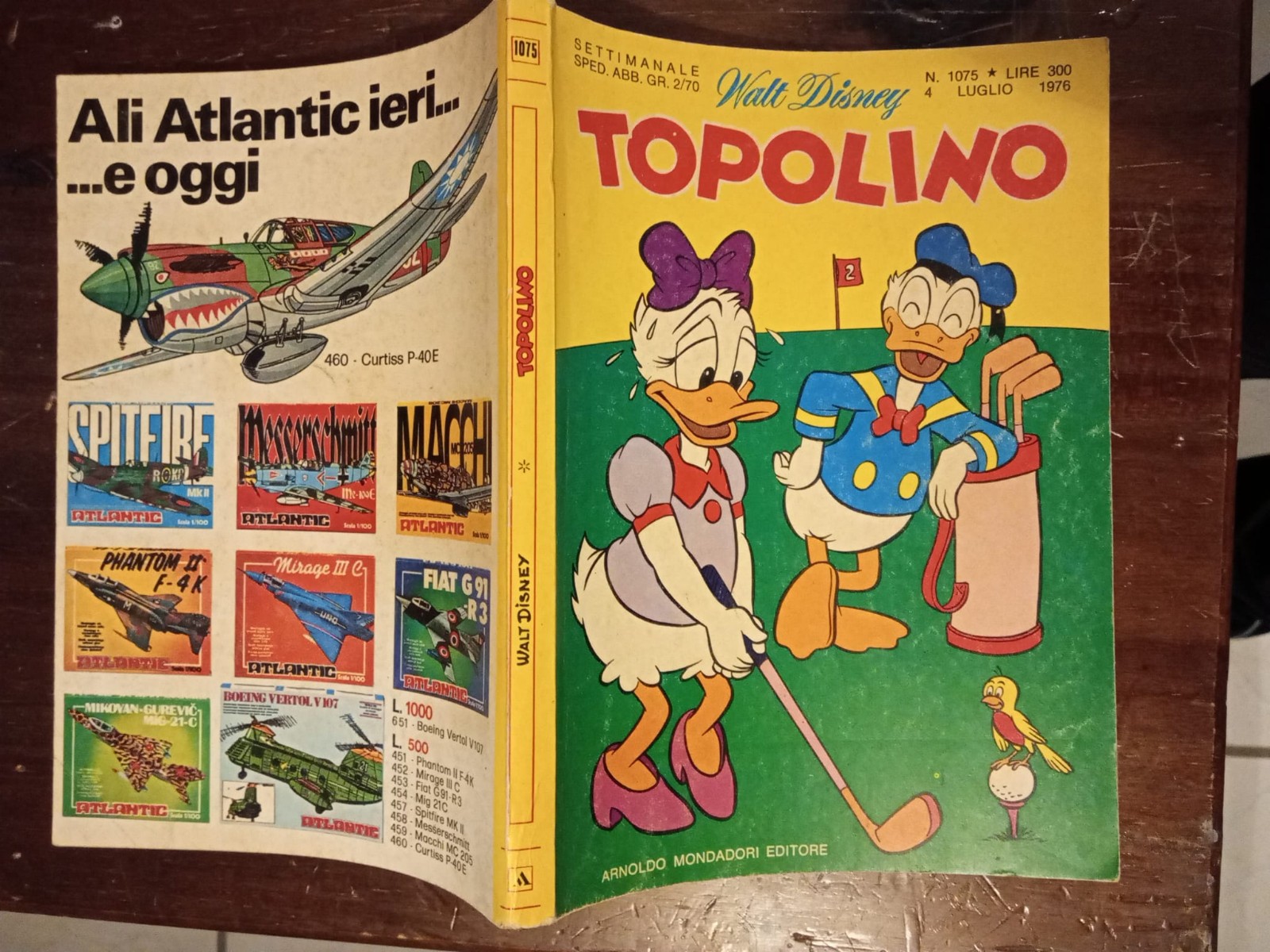 TOPOLINO LIBRETTO N 1075 1976 CON BOLLINO OTTIME CONDIZIONI