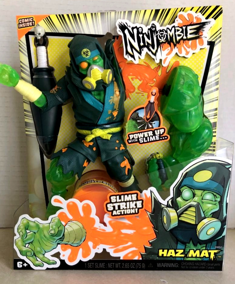 Ninjombie HAZ MAT Action Figure w/Slim & Comic Book #2 New