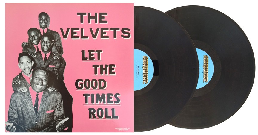 THE VELVETS  "LET THE GOOD TIMES ROLL"  2 Disc Set  DOO-WOP Gatefold Cover MINT-