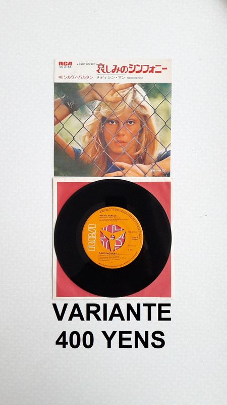 Sylvie Vartan Caro Mozart 45 Tours vinyle japonais SS 2155 Japon