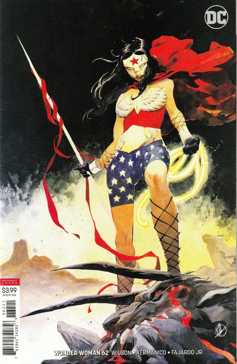 WONDER WOMAN #62 (2016) WILSON / XERMANICO ~ VARIANTE MATTEO SCALERA ~ NON LETTO NM