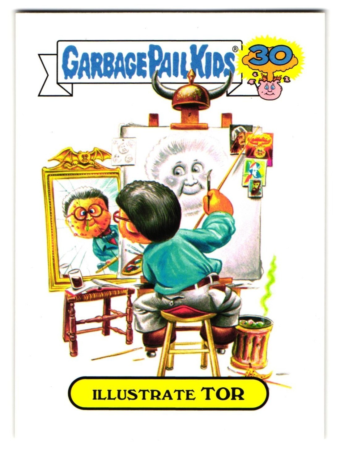 Norman Rockwell Illustrate TOR GPK Garbage Pail Kids 2015 30th Anniversary #4b