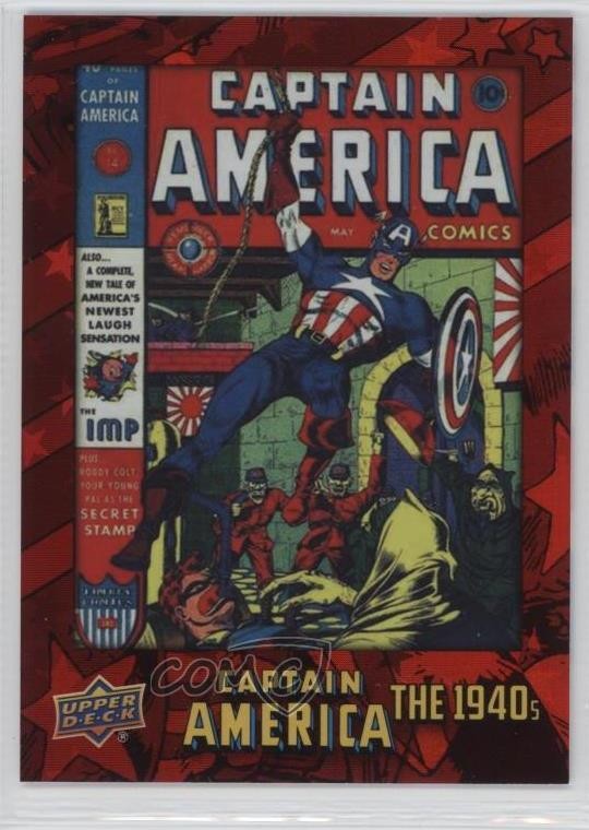 2016 Marvel 75th Anniversary Red Foil 50/175 Captain America Bucky Barnes i9c