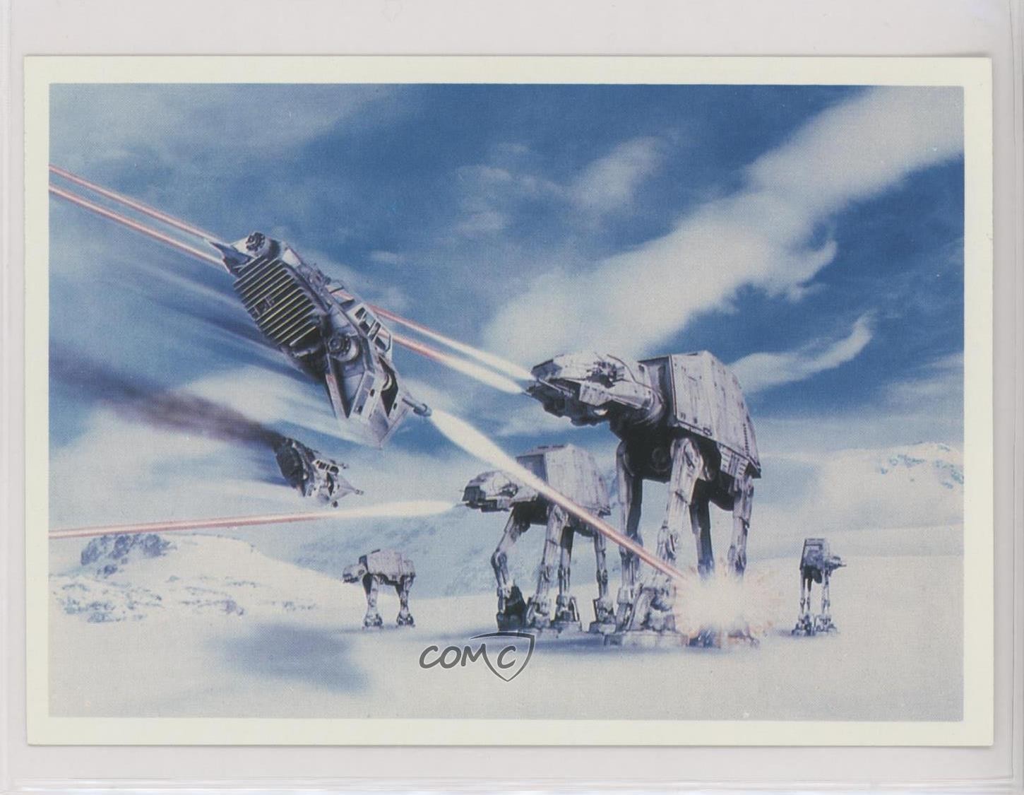 1980 Topps Star Wars: L'impero colpisce ancora carte fotografiche Hoth Battle #22 8 mq
