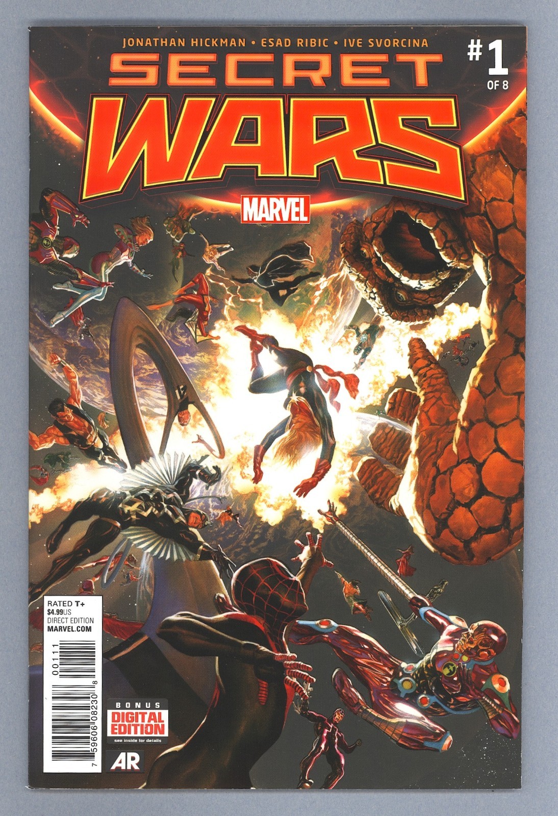 Secret Wars #1 Jonathan Hickman prima stampa Alex Ross Doctor Doom 2015 MCU Disney