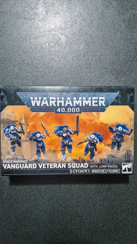 Warhammer 40k Space Marines Vanguard Veteran Squad with Jump Packs