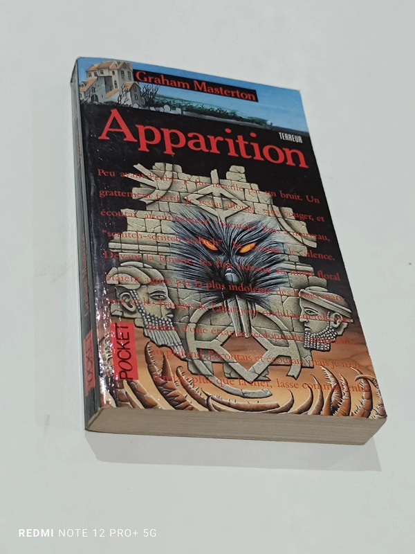 Livre terreur Apparition Graham Masterton