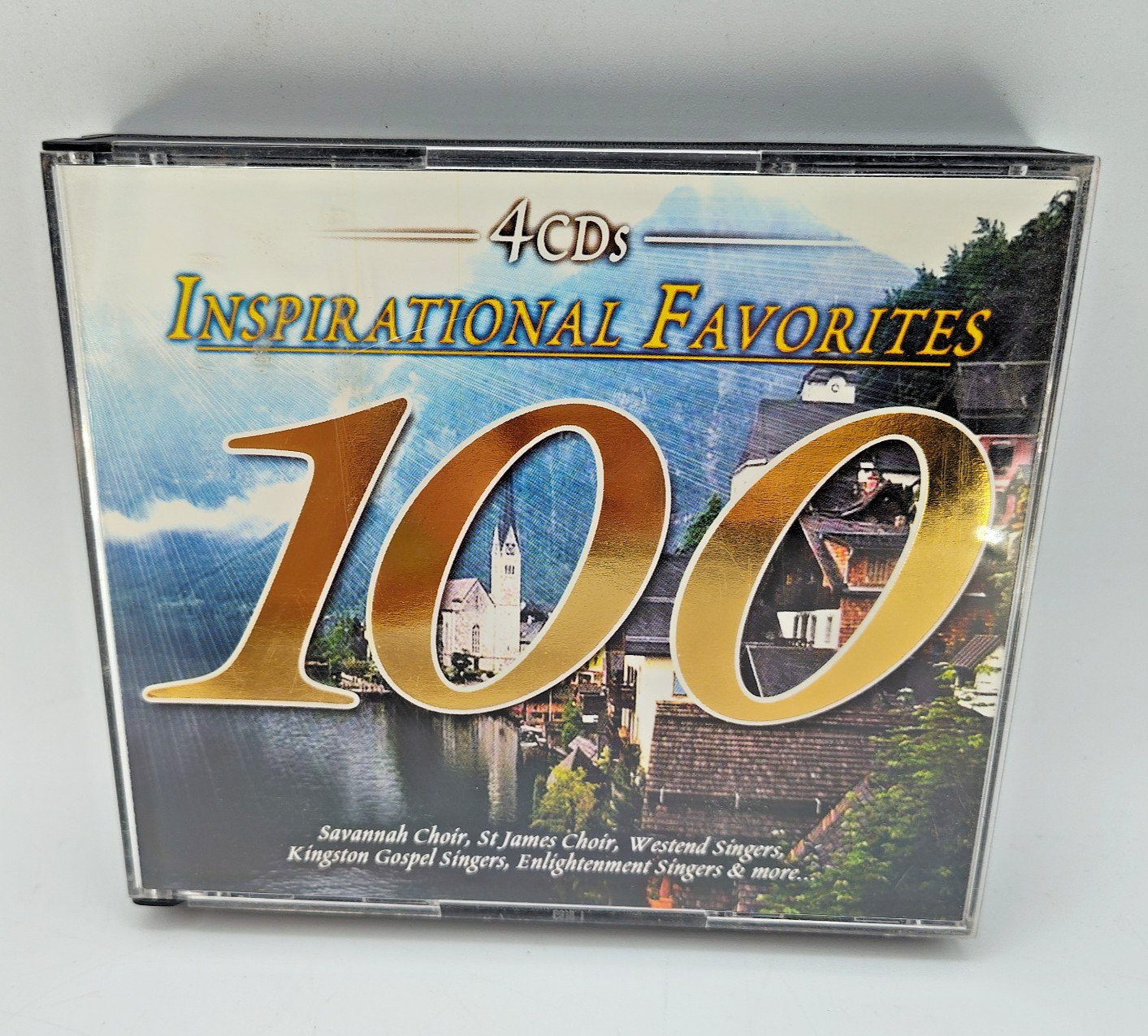100 Inspirational Favorites 4 CD Set Christian Gospel Hymns 2003 BCI