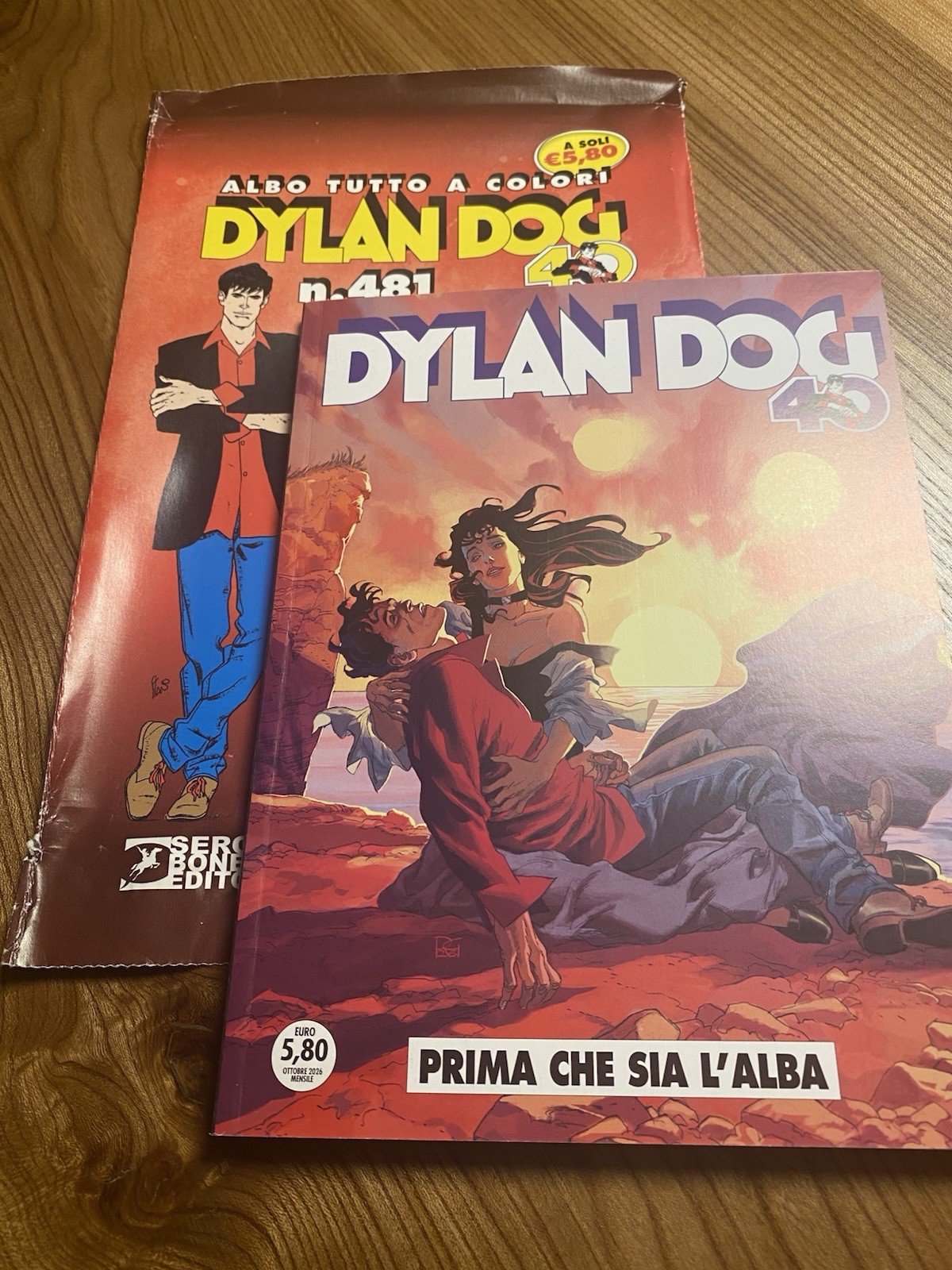 Dylan Dog 481 -Prima che sia l'alba- (40 anni)