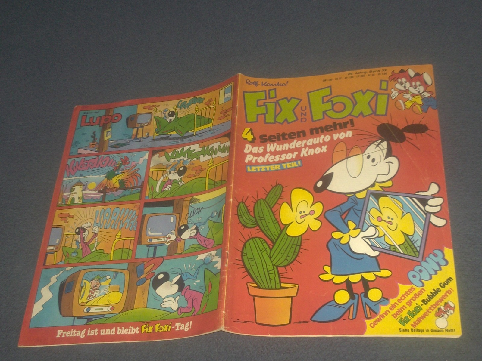 FIX E FOXI FUMETTO QUADERNO 26° ANNO VOLUME N.32 + SCATOLA FAI DA TE